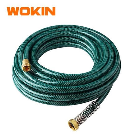 Wokin 1/2 in ID x 100 ft L Garden Hose, Polyester Fitting 574810